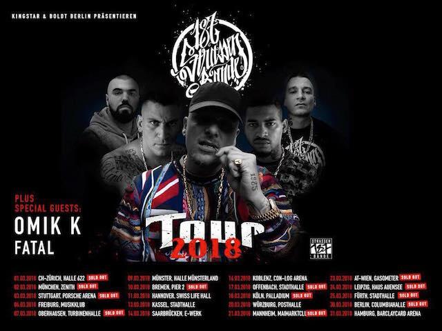 Strassenbande 187 Konzertposter Tour 2018