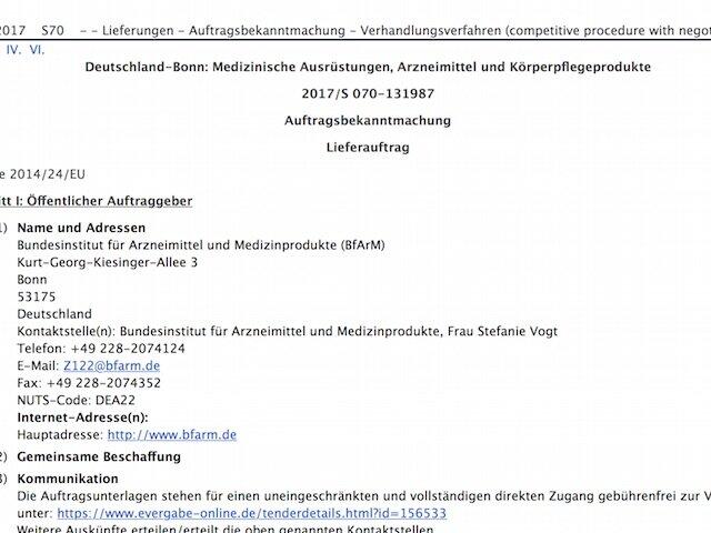 BfArM-Ausschreibung: Cannabis Anbau in Deutschland (Cannabis-Agentur)