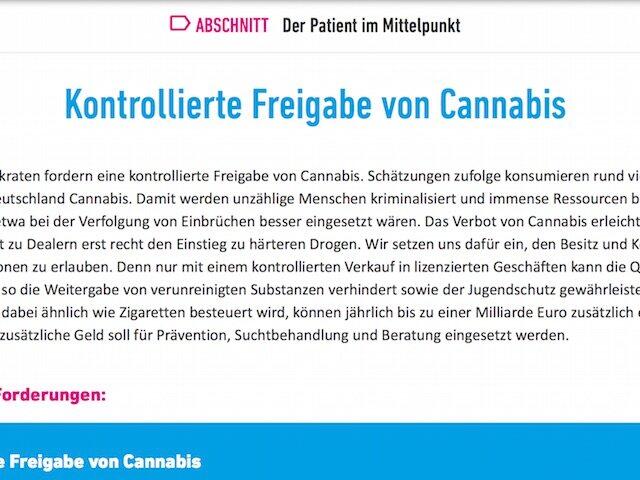 FDP: Cannabis Legalisierung im Wahlprogramm