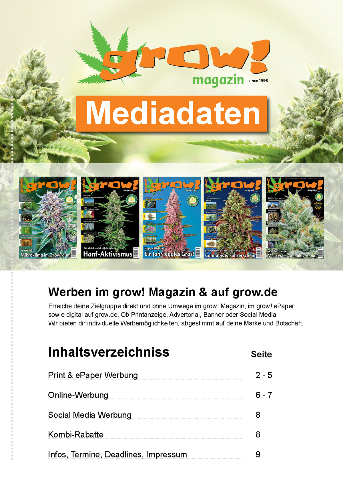 Mediadaten 2025 (Deutsch) – Vorschau